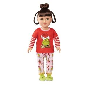 BRAND NEW MY LIFE GRINCH CINDY LOU POSABLE DOLL Green Eyes New 2022